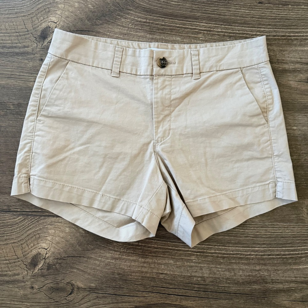 Old Navy Everyday Short Khaki‎ Mid-Rise Chino Stretch Women 4